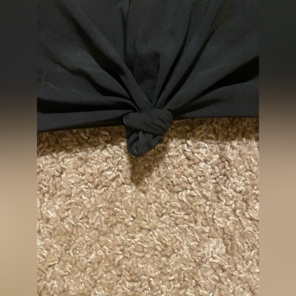 Calia Black Knotted Bathing Suit Top - Picture 3 of 7